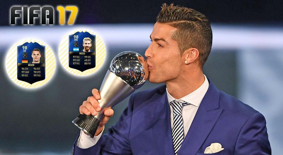 
                <strong>EA Sports: Das FIFA 17 Ultimate Team der FIFA World11 2016</strong><br>
                Die FIFA World11 2016 steht. Um die elf besten Fußballer des vergangenen Jahres zu würdigen, verlieh EA Sports Messi, CR7 und Co. spezielle Werte im FIFA 17 Ultimate Team - einmal sogar die 99! ran.de präsentiert die FIFA-17-Ultimate-Team-Werte der Weltauswahl 2016.
              