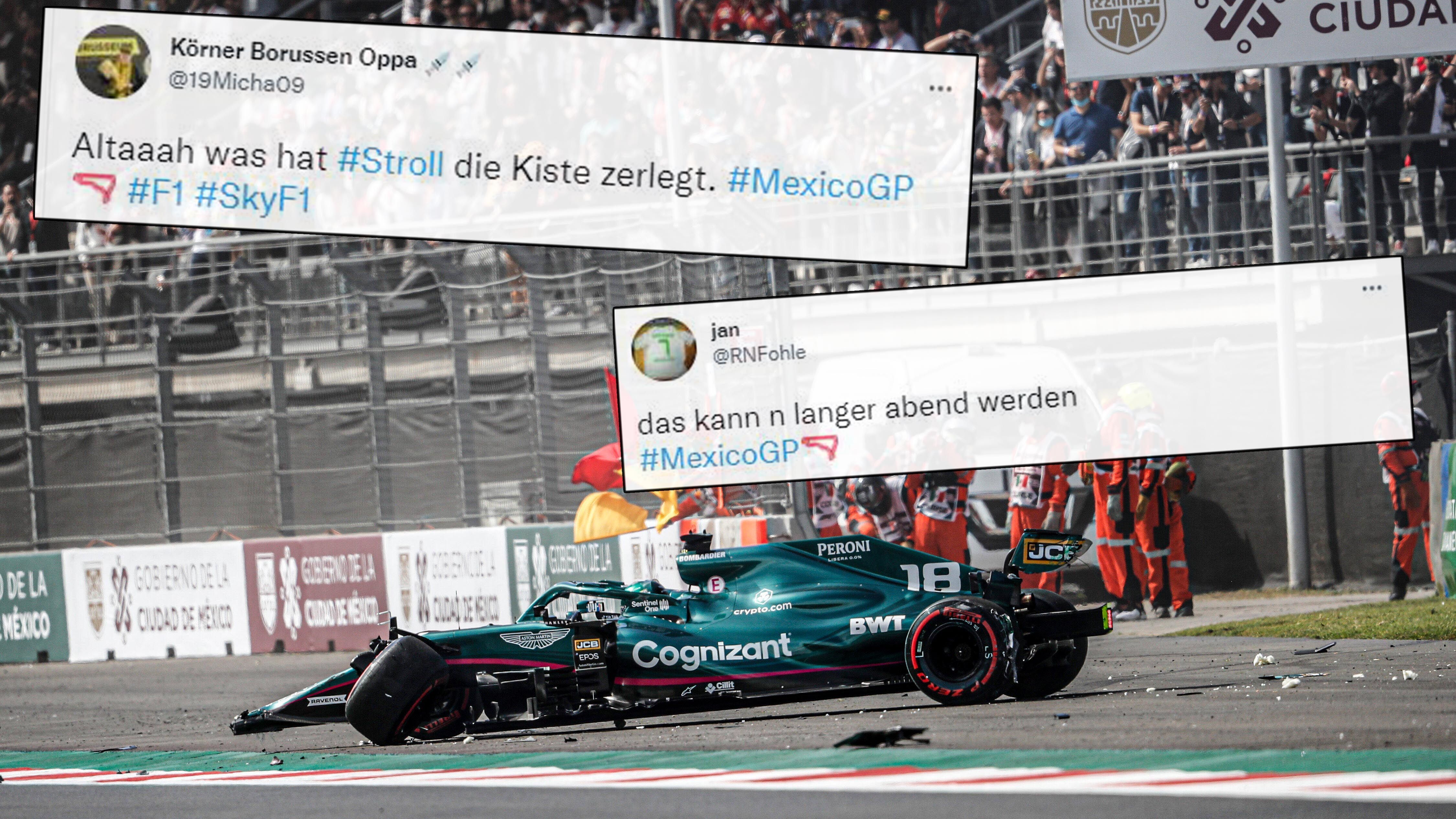 
                <strong>Stroll hält den ganzen Verkehr auf</strong><br>
                Jene Zuschauer mussten sich aber erst einmal gedulden. Nach nur einer Minute setzte Lance Stroll seinen Aston Martin in die Mauer und verzögerte so das Qualifying. Selbst Renndirektor Michael Masi musste höchstpersönlich die Sicherheitszäune wieder funktionstüchtig machen. 
              