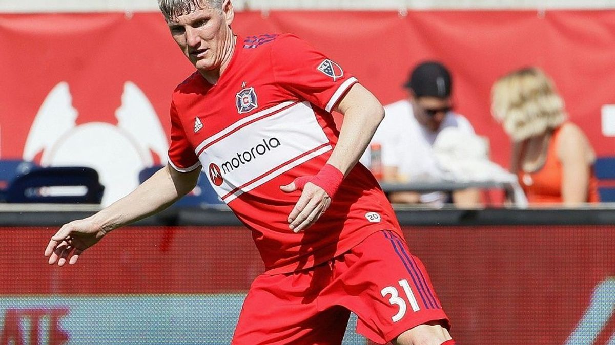 1:1 mit Chicago: Bastian Schweinsteiger