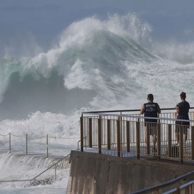 Hohe Brandung in Sydney