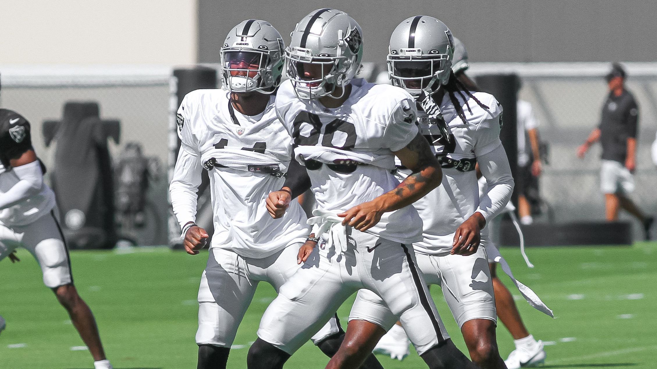 <strong>Las Vegas Raiders</strong><br>OTA Offseason Workouts: 20./21. Mai, 23. Mai, 28./29. Mai, 31. 3. - 6. Juni<br>Mandatory Minicamp: 11. - 13. Juni