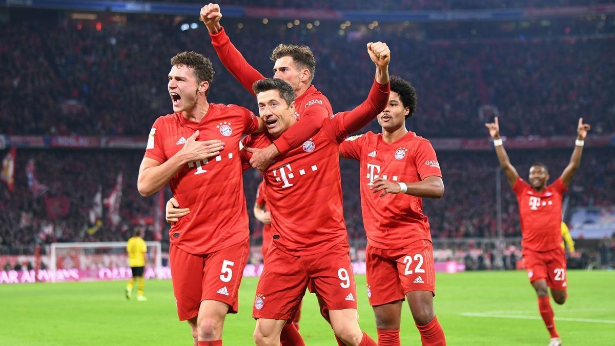 Die Noten zum Bundesliga-Duell Bayern München gegen Borussia Dortmund