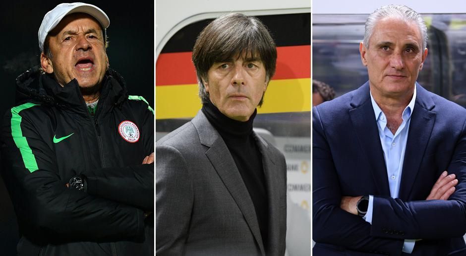 
                <strong>Ranking: Die Gehälter der 32 WM-Trainer</strong><br>
                Bei der WM 2018 in Russland stehen nicht nur die Nationalelf-Stars im Fokus - auch ihre Trainer. Und die lassen sich ihr Engagement ordentlich bezahlen. ran.de zeigt das Jahresgehalts-Ranking der WM-Coaches. Wer kassiert am meisten ab? (Quelle: Mirror)
              