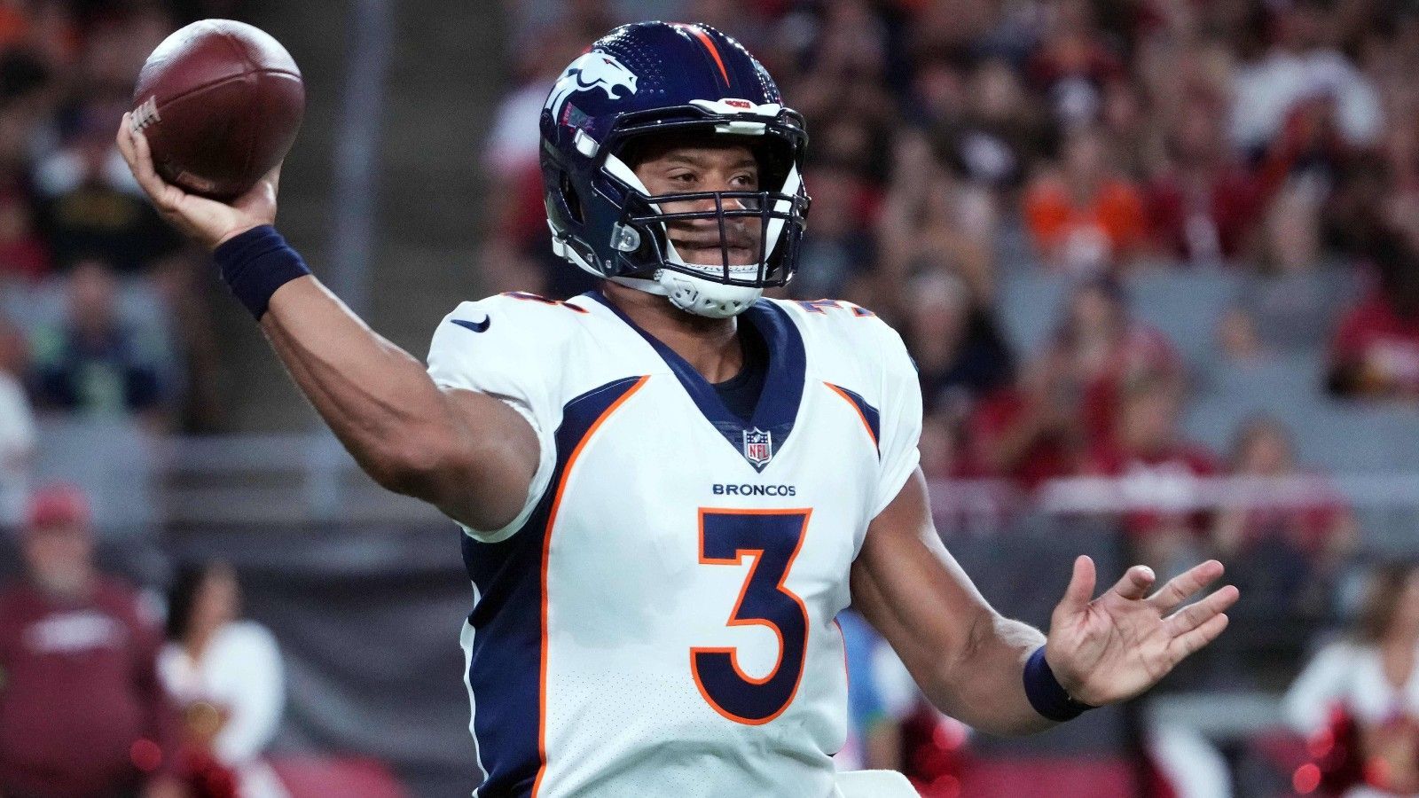 <strong>Platz 9 - geteilt: Russell Wilson (Denver Broncos)</strong><br>Gehalt 2023: 28 Millionen Dollar<br>Setzt sich zusammen aus: Grundgehalt 8 Mio. + Signing Bonus 20 Mio.