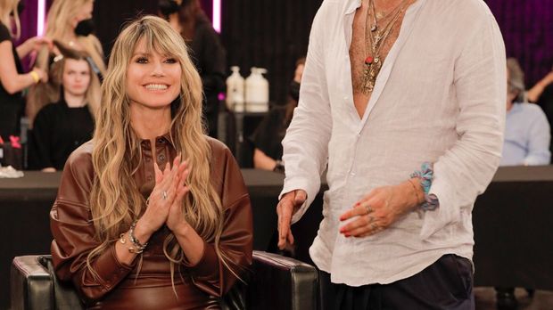 Modelchefin Heidi Klum freut sich schon auf das große Umstyling in Folge 5.
