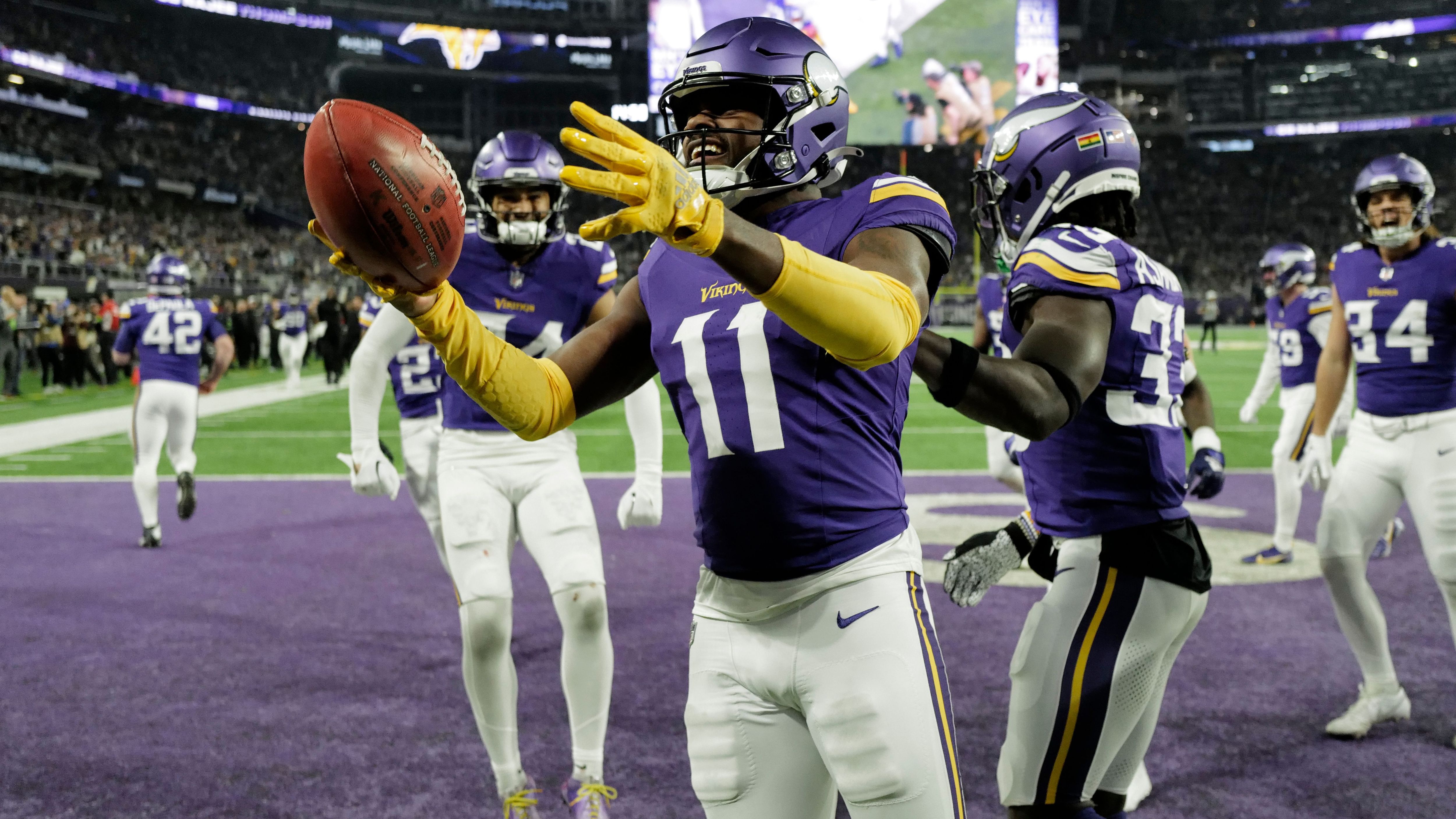 <strong>Platz 9: Minnesota Vikings (in der NFL seit 1961)</strong><br>Spiele: 969<br>Siege: 523<br>Niederlagen: 435 <br>Unentschieden: 11 <br>Siegquote: 54,6 Prozent