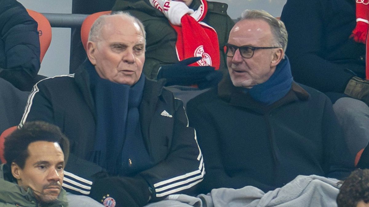 Wollen Wirtz: Karl-Heinz Rummenigge (r.) und Uli Hoeneß