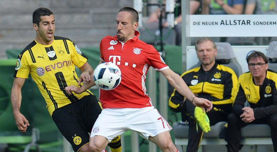 
                <strong>Franck Ribery</strong><br>
                Franck Ribery: Leistete sich in der ersten Halbzeit ungewöhnlich viele Fehlpässe. War mit Gelb gut bedient, als er nach einem Foul an Weigl mit Castro aneinandergeriet und dem Dortmunder mit dem Finger ins Auge stach. Kam nach der Pause dann richtig in Tritt und spielte die Dortmunder auf der linken Seite schwindlig. War nach der Pause der beste Münchner auf dem Platz. ran-Note 2
              