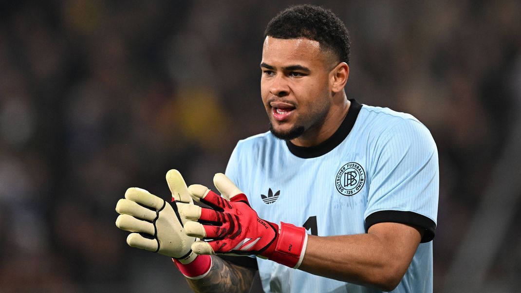 Noah Atubolu wird wohl auch in Slowenien das DFB-Tor hüten.