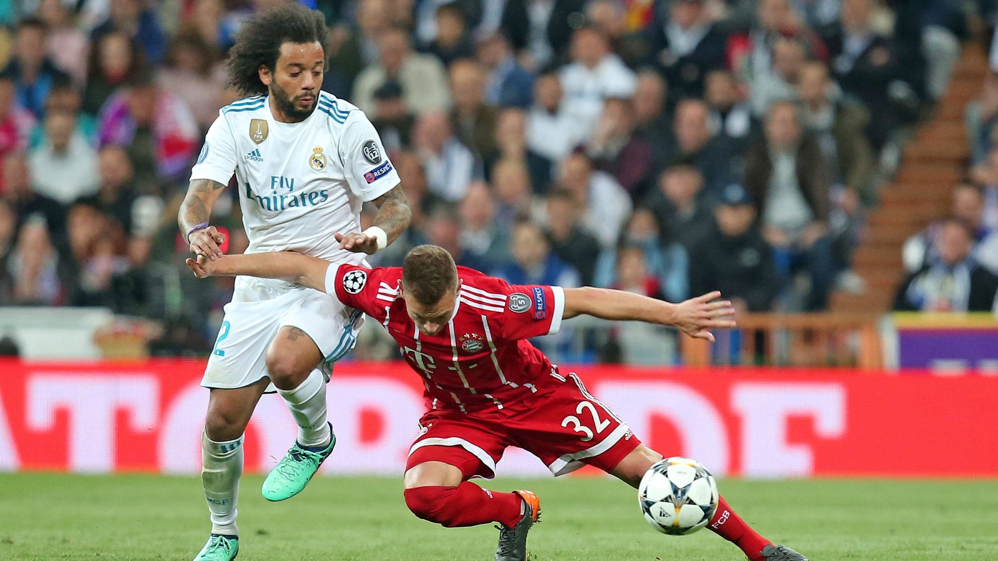 <strong>1. Mai 2018: Bayern scheidet nach Führung im Bernabeu aus</strong><br>Im bisher letzten Vergleich führten die Münchner nach Tor von Joshua Kimmich im Hinspiel, ehe Marcelo und Marco Asensio für die Treffer zum 1:2 sorgten. Im Rückspiel in Madrid traf erneut Kimmich früh, es sollte jedoch am Ende nur zu einem 2:2 reichen. Der damalige Vorstandsvorsitzende Karl-Heinz Rummenigge sprach im Anschluss dennoch vom besten Champions-League-Spiel der letzten fünf Jahre.