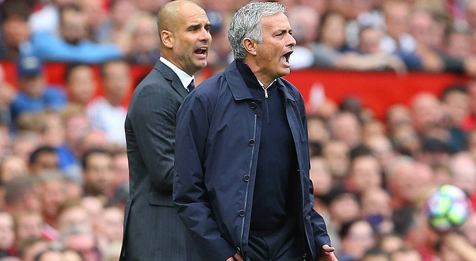 
                <strong>Mourinho vs Guardiola</strong><br>
                So nah und doch so fern: Die beiden Weltklassetrainer bei der Arbeit. Doch ein weiteres Tor will in der zweiten Hälfte nicht mehr gelingen.
              