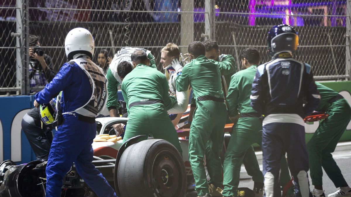 Für Mick Schumacher war der Crash in Saudi-Arabien halb so wild