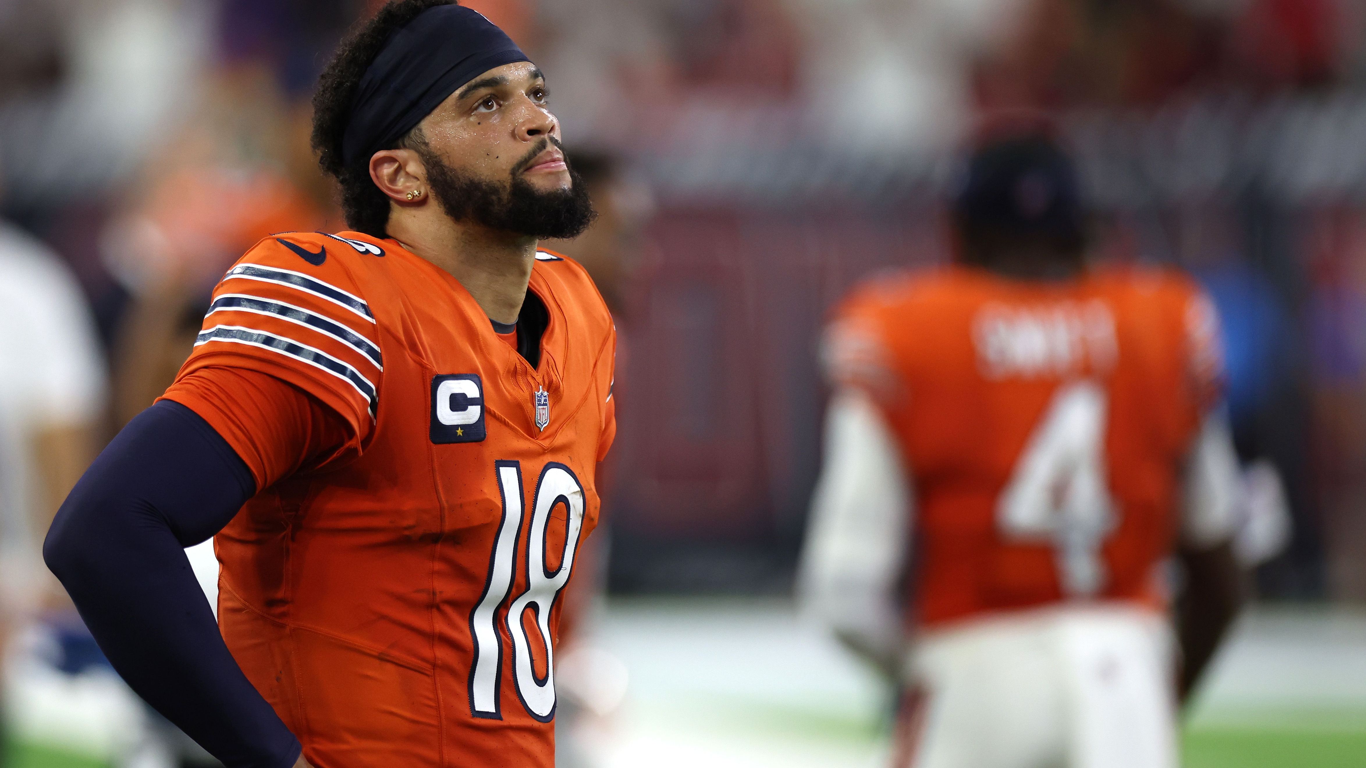 <strong>Caleb Williams (Chicago Bears)</strong><br> Letzte Interception: Saison 2024, Woche 3<br> Spiele seitdem: 0<br> Passversuche seitdem: <b>24</b>