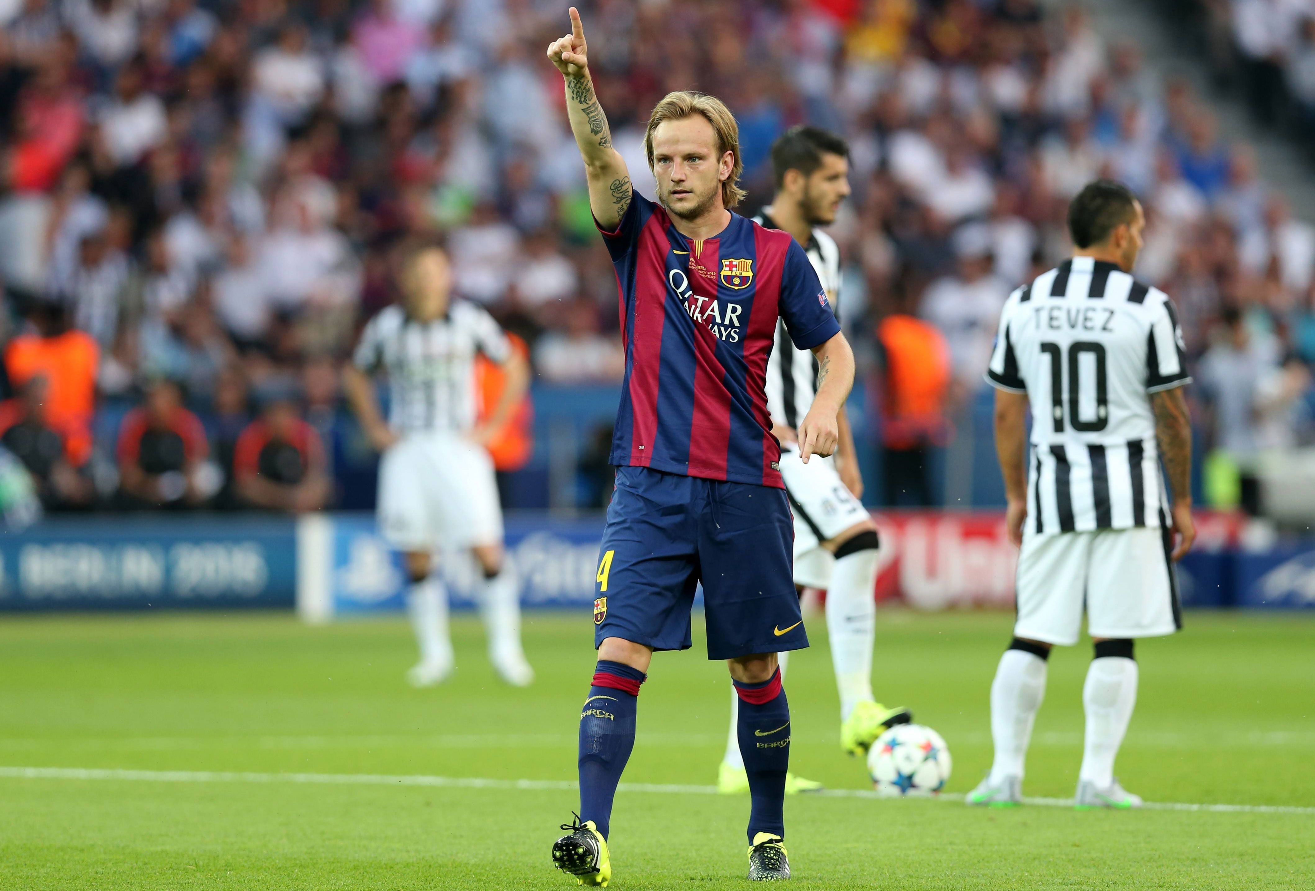 
                <strong>Ivan Rakitic (FC Barcelona)</strong><br>
                Wie Suarez erzielte auch Rakitic ein Tor für Barcelona im Champions-League-Finale gegen Turin. Der Kroate hat es geschafft, Xavis abnehmenden Einfluss zu kompensieren und ist Stammspieler in Barcelona. 
              