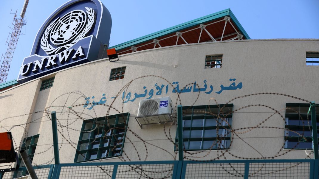 Das Hauptquartier der United Nations Relief and Works Agency (UNRWA) in Gaza. Anfang des Jahres hatte die deutsche Regierung Geldflüsse an die Organisation ausgesetzt.
