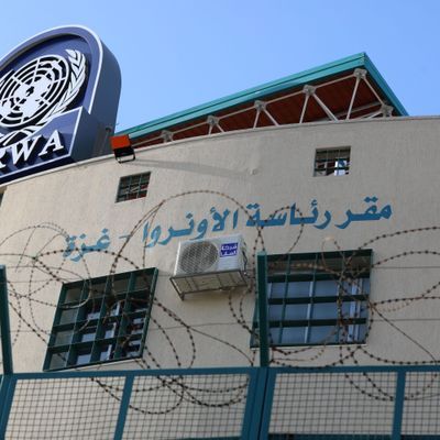 Das Hauptquartier der United Nations Relief and Works Agency (UNRWA) in Gaza. Seit Anfang des Jahres hatte die deutsche Regierung Geldflüsse an die Organisation ausgesetzt.
