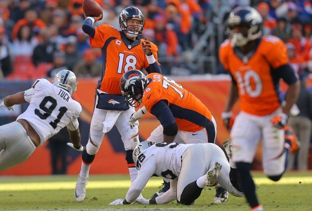 
                <strong>AFC – Freilos: Denver Broncos (12-4)</strong><br>
                Angeführt von Superstar Peyton Manning läuft die Offense der Broncos nach einer Schwächephase wieder auf Hochtouren – und darf sich jetzt schonen. In Runde 1 hat die Truppe aus der Mile High City eine Bye Week.
              
