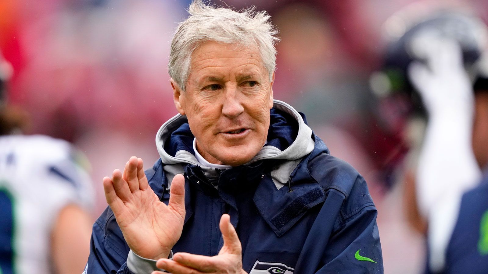 
                <strong>Geteilter 11. Platz: Pete Carroll</strong><br>
                &#x2022; Team: Seattle Seahawks<br>&#x2022; Im Amt seit: 2010<br>&#x2022; Quote: +2.500 (bei einem Einsatz von 100 US-Dollar gewinnt man 2.500 US-Dollar)<br>
              