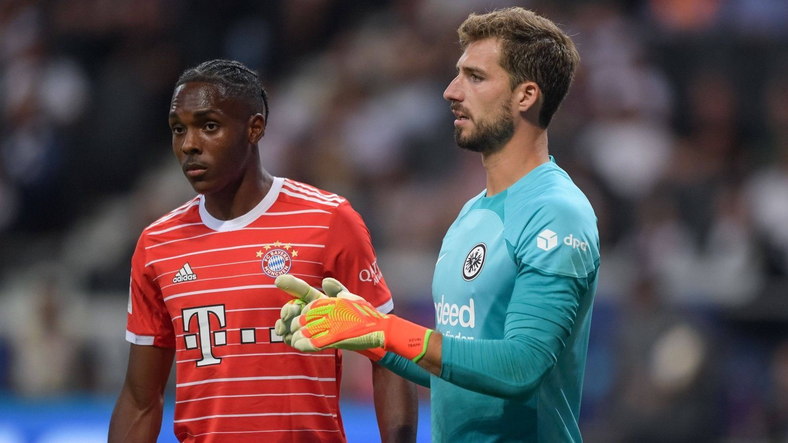 
                <strong>Kevin Trapp (Eintracht Frankfurt)</strong><br>
                Nachdem die "Bild" berichtet hatte, dass der FC Bayern sich nach Nationalkeeper Kevin Trapp von Eintracht Frankfurt erkundigt haben soll, erteilte Sportvorstand Markus Krösche einem Wechsel nun eine klare Absage. Im "Wiesbadener Kurier" bezeichnete er die Meldung als "völligen Schwachsinn" und "von Beratern fingiert". Im vergangenen Sommer gab es ein schriftliches Angebot von Manchester United, welches Trapp jedoch ablehnte. Der gebürtige Pfälzer ist noch bis 2024 an die Eintracht gebunden.
              