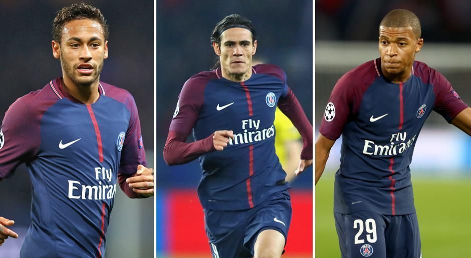 
                <strong>Platz 2: Paris Saint-Germain</strong><br>
                Tore insgesamt: 24Trio: Neymar (7 Tore), Edinson Cavani (13 Tore), Kylian Mbappe (4 Tore)
              
