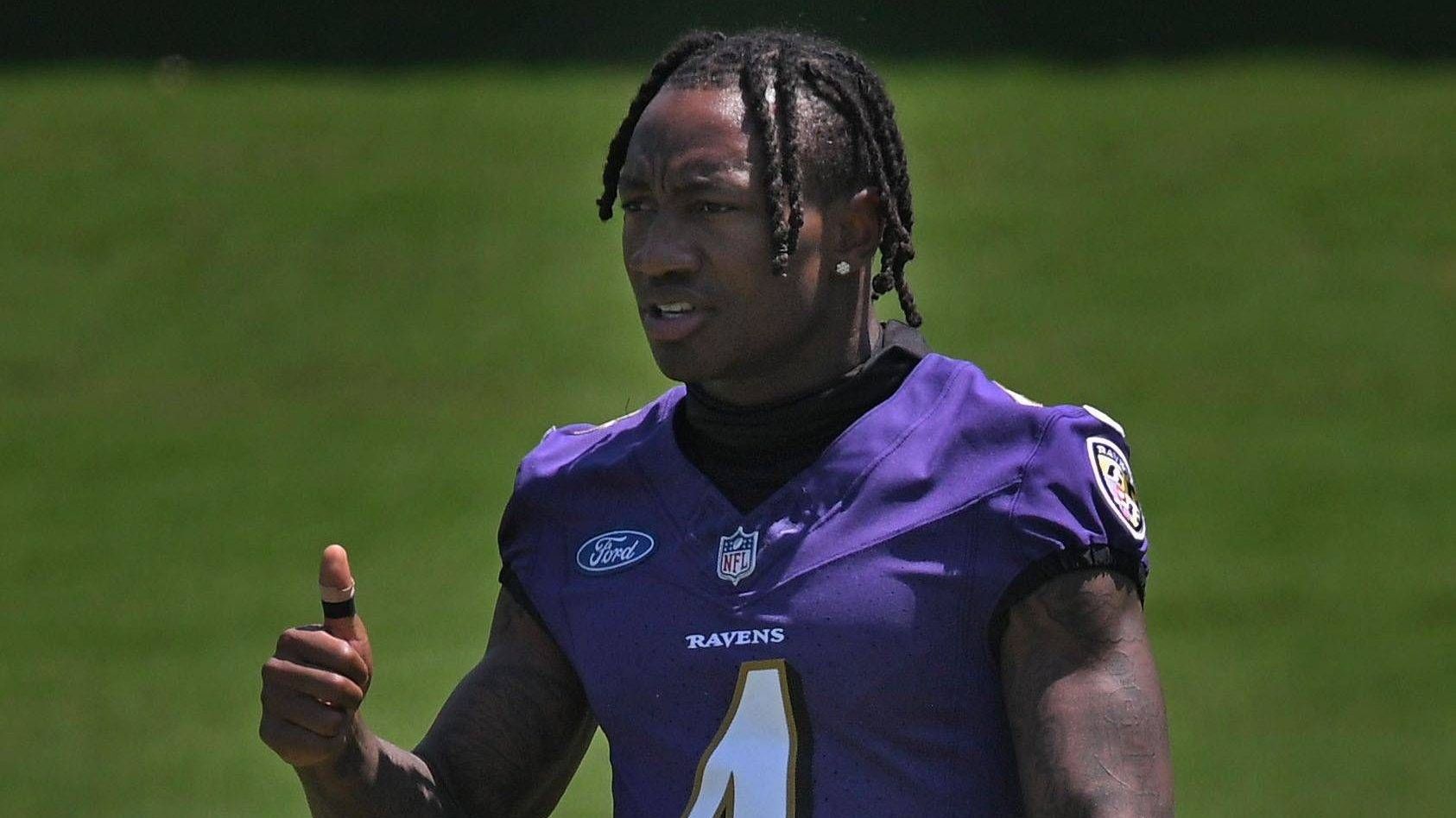 <strong>Platz 29: Zay Flowers</strong><br>Team: Baltimore Ravens<br>Rating: 85