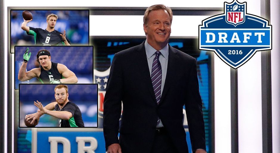 
                <strong>NFL Draft Topliste 940</strong><br>
                Die erste Runde des NFL Drafts 2016 ist vorbei! Auch dieses Jahr gibt es eine Menge Überraschungen und Trades im Draft. Während die Los Angeles Rams sich für ihren neuen Franchise-Quarterback entschieden haben, überraschen vor allem die San Diego Chargers mit ihrem Pick Nummer drei. ran.de zeigt die ersten zehn Picks der Teams im NFL Draft 2016.
              