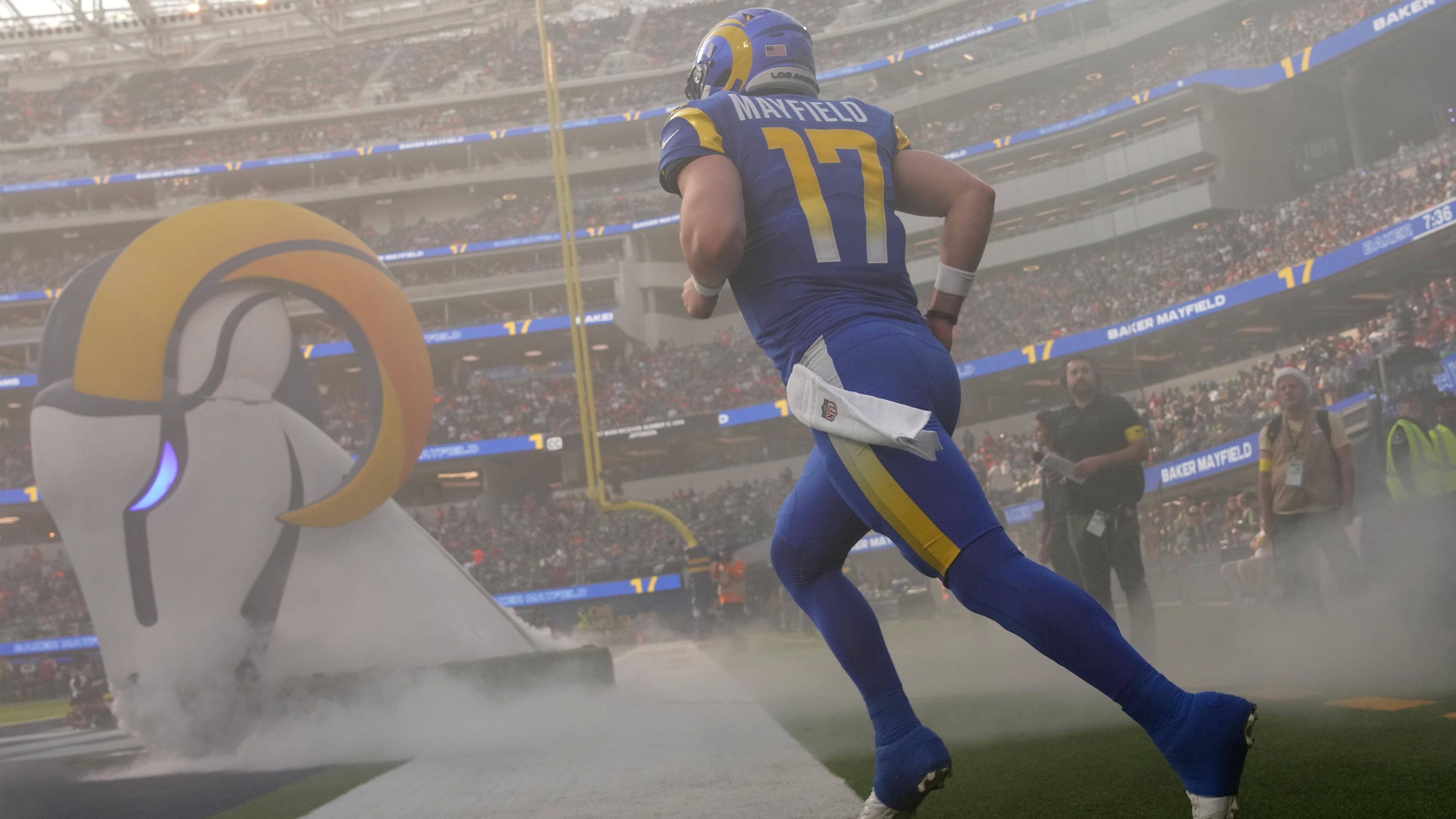 
                <strong>Platz 16 - geteilt: St. Louis/Los Angeles Rams</strong><br>
                55,6 Prozent Siegquote (45-36-0)
              