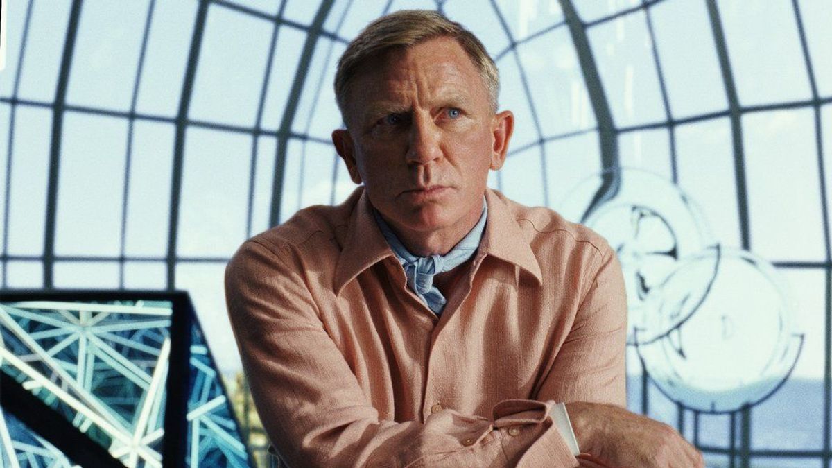 Daniel Craig als Benoit Blanc in "Glass Onion: A Knives Out Mystery".