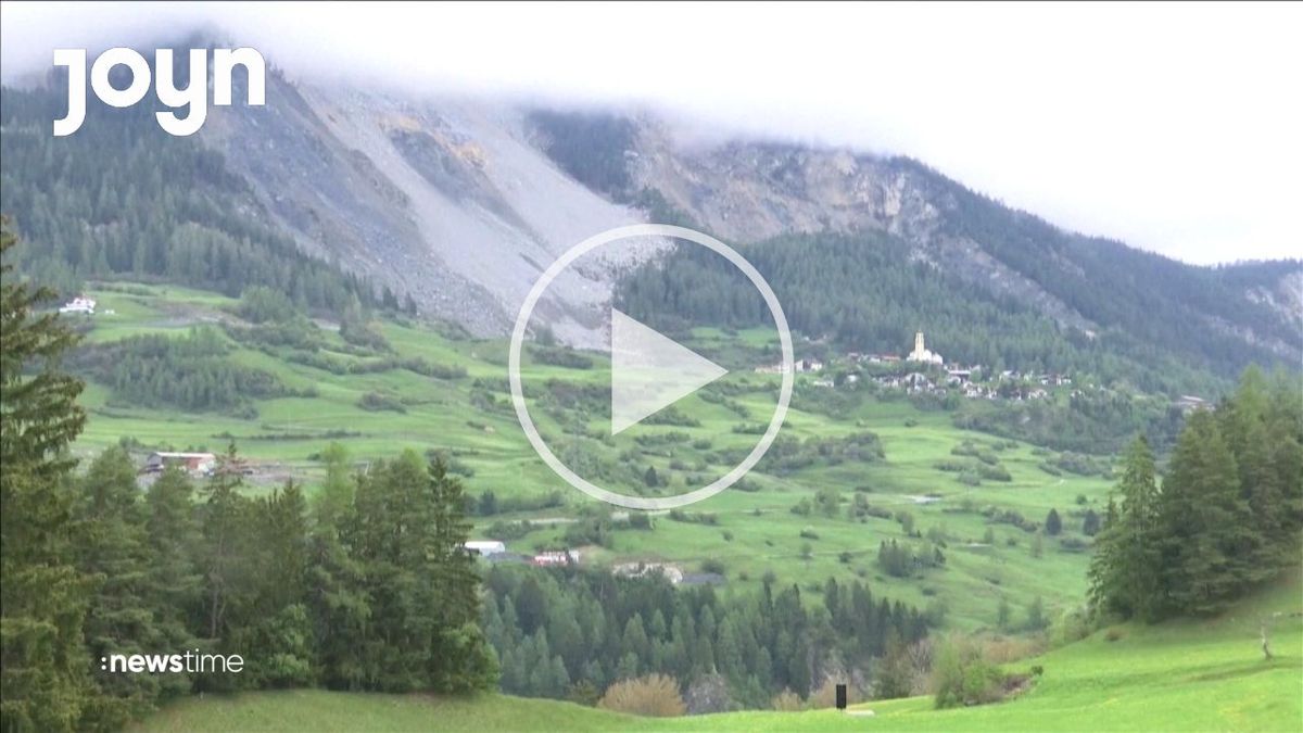 Gewaltiger Felssturz verfehlt Schweizer Bergdorf Brienz knapp