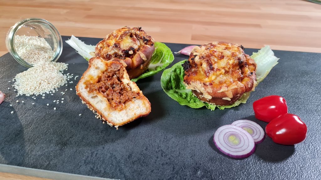 &amp;quot;Backen in geil&amp;quot;: Cheeseburger Muffins