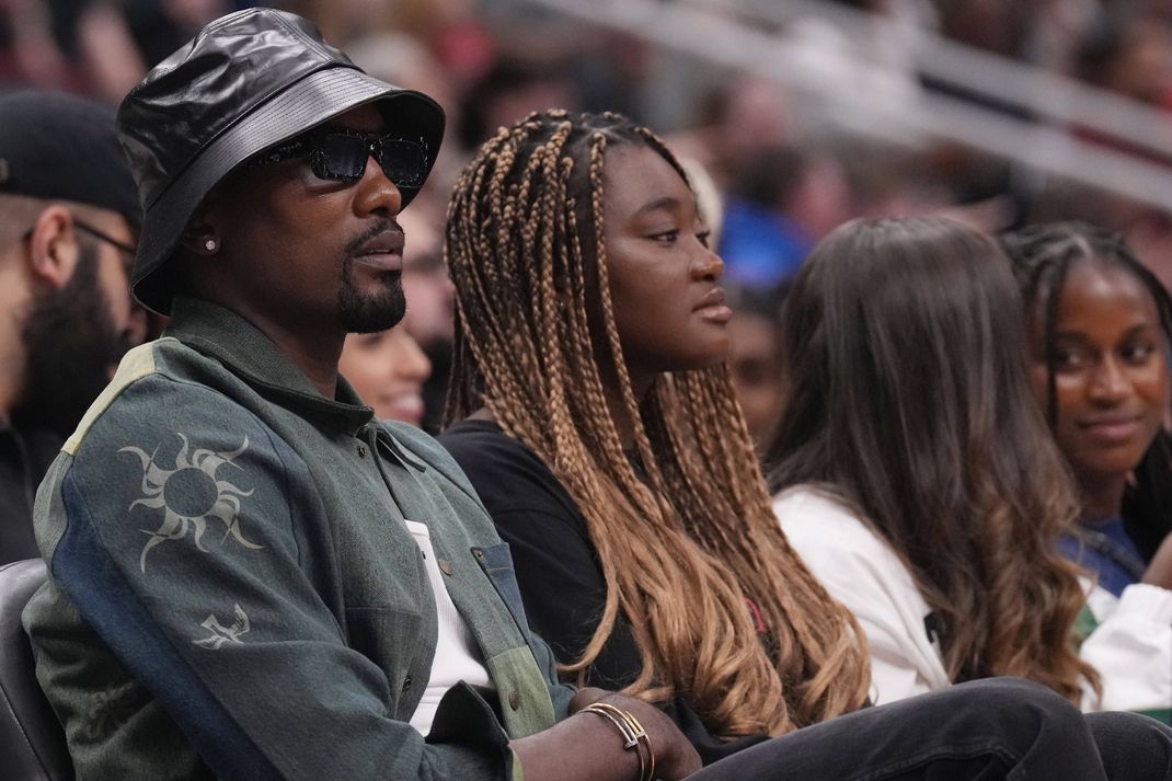 Serge Ibaka als Zuschauer eines Spiels der WNBA