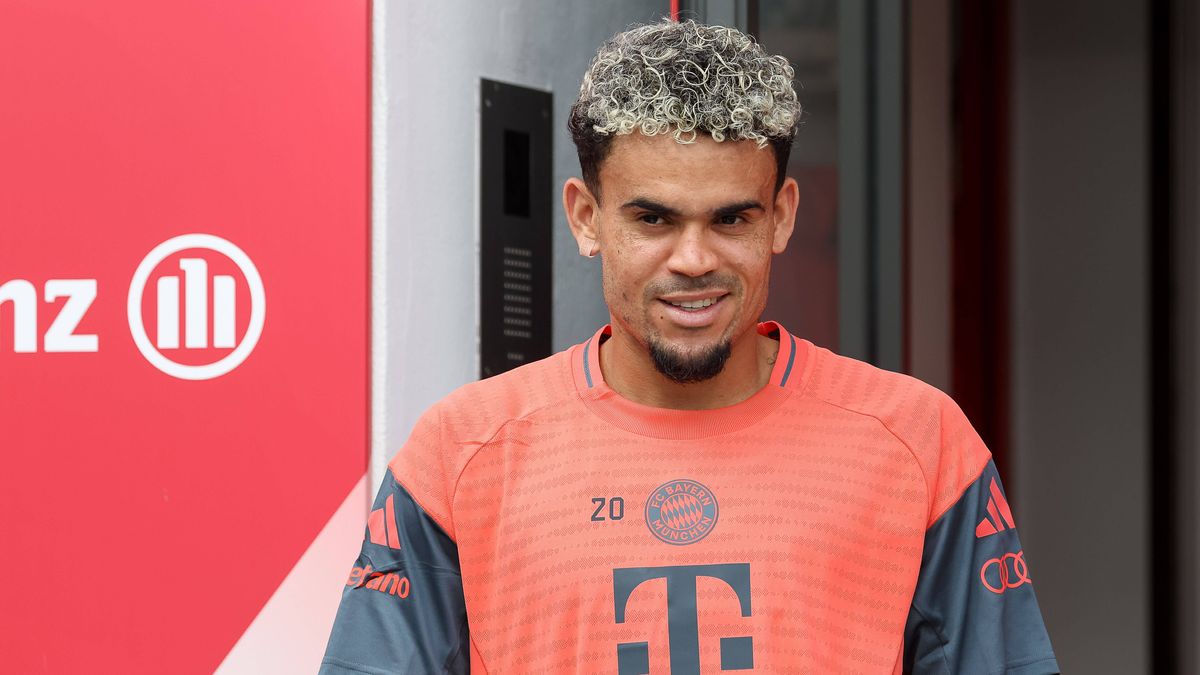 Luis Diaz (FC Bayern Muenchen, 14), GER, Training, FC Bayern Muenchen, Fussball, Saison 2025 2026, 31.07.2025, GER, Training, FC Bayern Muenchen, Fussball, Saison 2025 2026, 31.07.2025 Muenchen ***...
