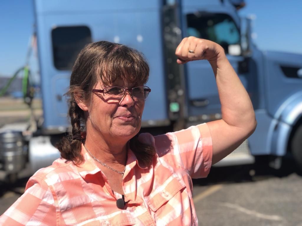 Eine starke Persönlichkeit: "Trucker Babe" Uschi.