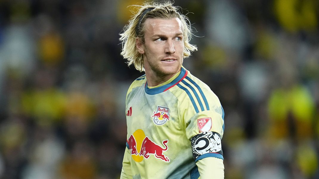 Emil Forsberg bei einem Spiel der New York Red Bulls. Nach seinem Wechsel zu den New Yorker Team steht dem Schweden nun die Scheidung von seiner Frau bevor. Sie wirft ihm "Ghosting" vor.