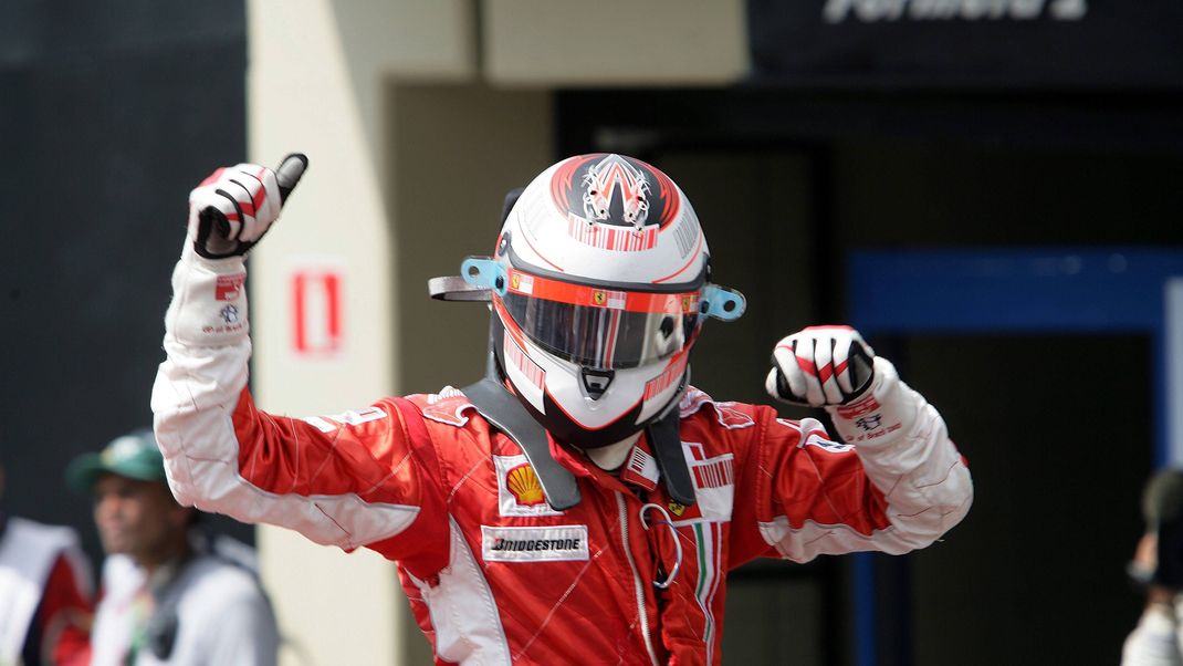 Kimi Räikkönen entriss 2007 dem McLaren-Duo noch den Titel