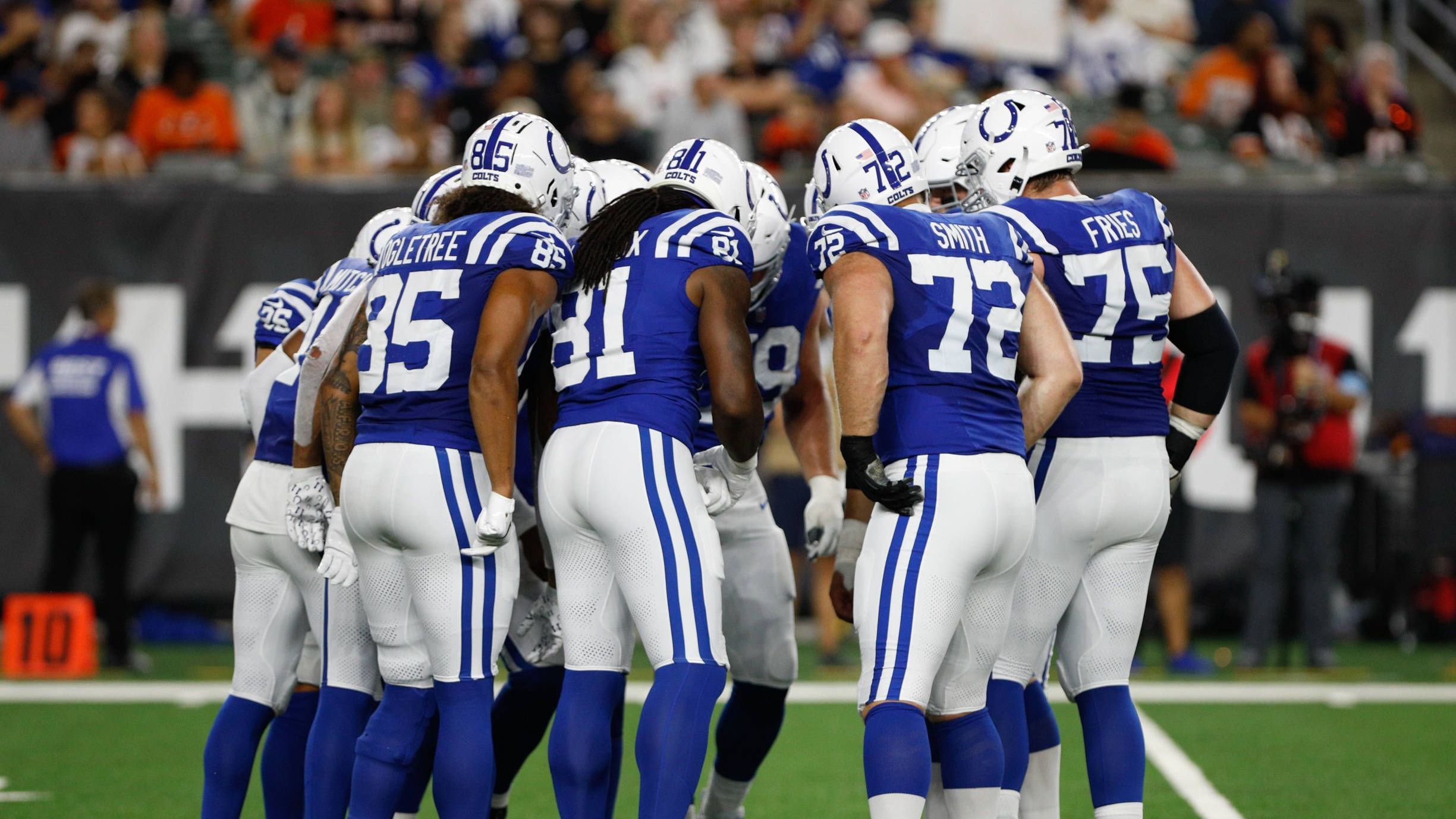 <strong>Indianapolis Colts - 40.377 Kilometer</strong><br>Kürzeste Reise: 806 Kilometer (Tennessee Titans)<br>Weiteste Reise: 14.336 Kilometer (Atlanta Falcons; Berlin)