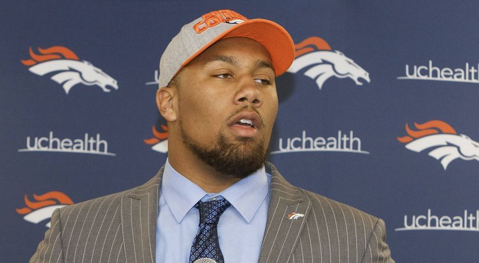 
                <strong>5. Denver Broncos: DE Bradley Chubb </strong><br>
                Er hat eine spezielle Einstellung zum Geld. Sein Fokus liegt zunächst auf Football. Er will sich den Scheck im wahrsten Sinne des Wortes verdienen.
              