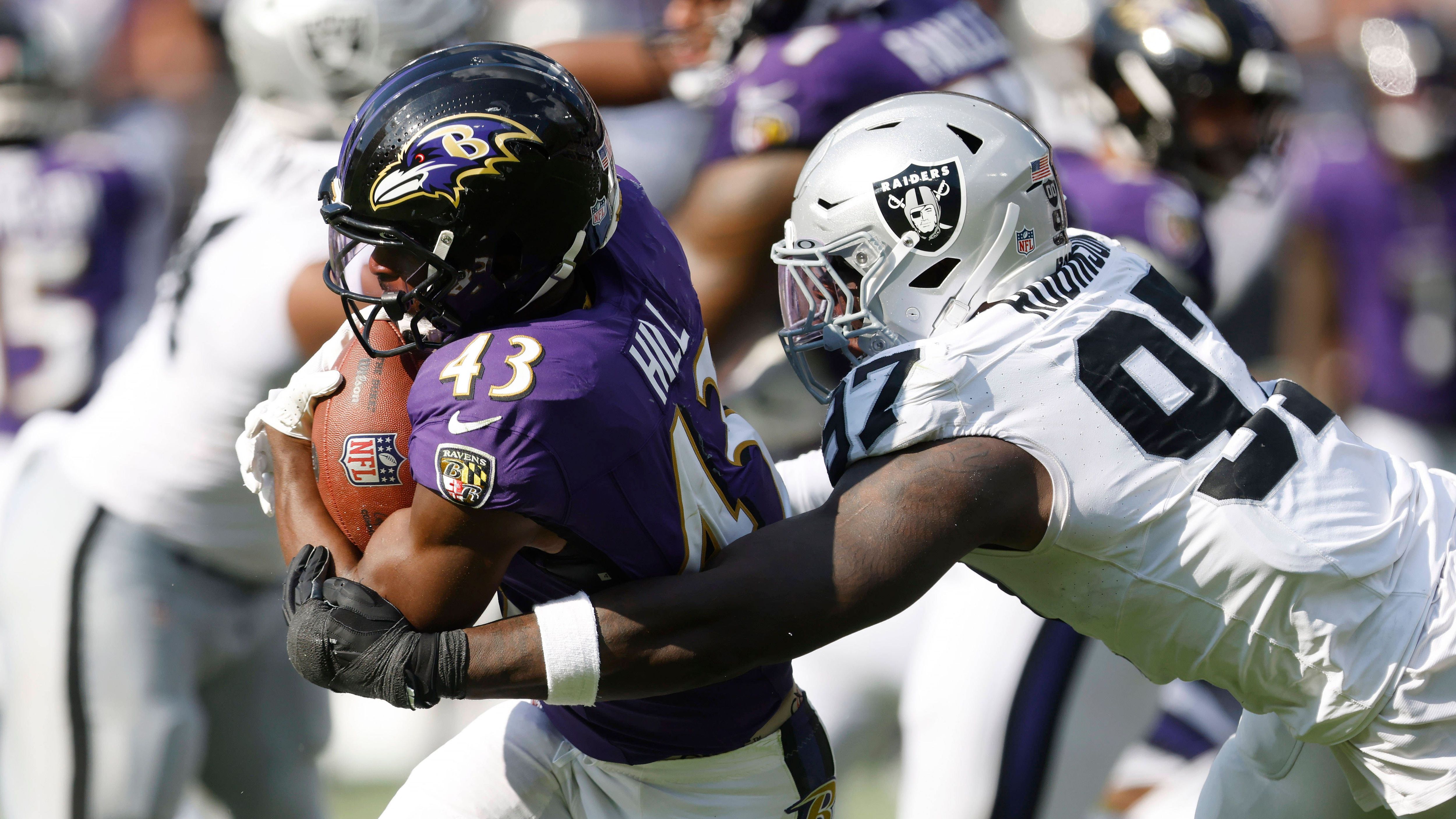 <strong>Las Vegas Raiders</strong><br>Angstgegner: Baltimore Ravens<br>Bilanz: 5-8<br>Winning Percentage: 0,385
