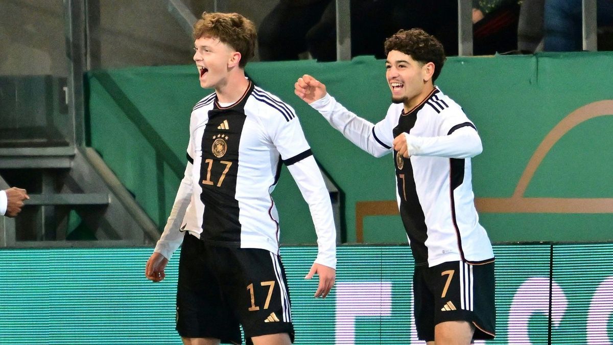 Paul Wanner (l.) im DFB-Trikot