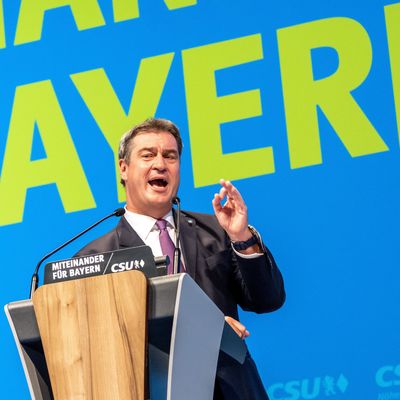 Markus Söder am CSU-Parteitag