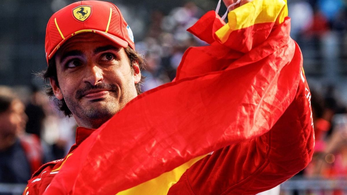 Emotional: Der vierte war wohl Carlos Sainz' bisher schönster Sieg in der Formel 1