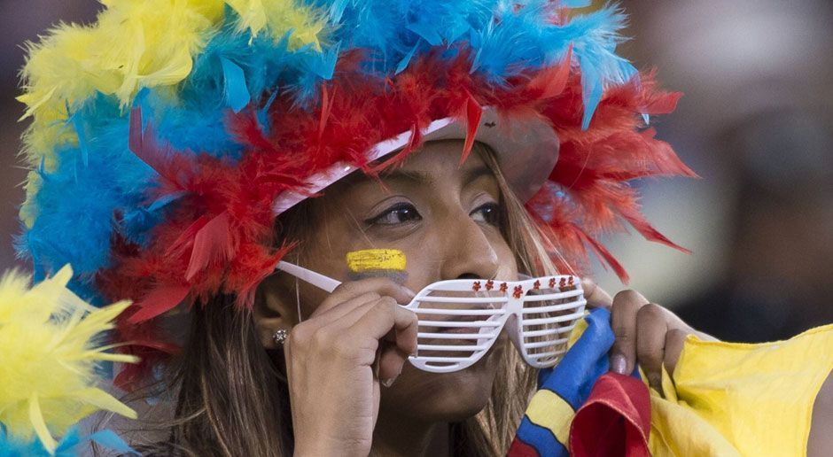 
                <strong>Fans der Copa America 2016</strong><br>
                Dieser weibliche Ecuador-Fan muss aufpassen, vor lauter Fan-Utensilien nicht den Durchblick zu verlieren. 
              