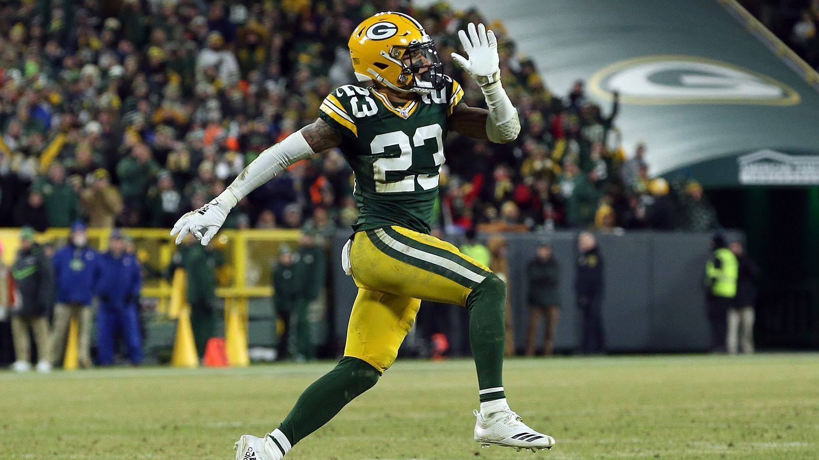 
                <strong>Jaire Alexander (18. Pick, Green Bay Packers) </strong><br>
                &#x2022; Cornerback -<br>&#x2022; Fifth Year Option: Gezogen -<br>&#x2022; Gehalt: 13 294 000 US-Dollar<br>
              