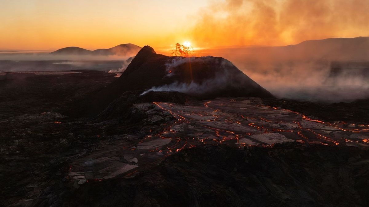 Vulkan auf Island