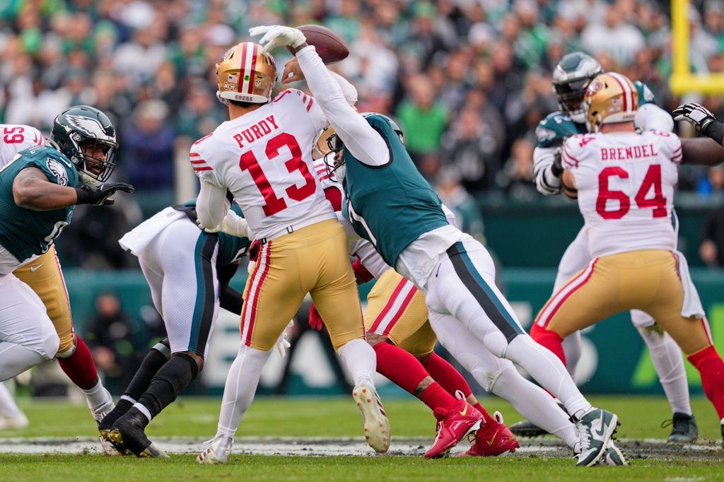 Philadelphia Eagles gegen San Francisco 49ers Kräftemessen der NFC