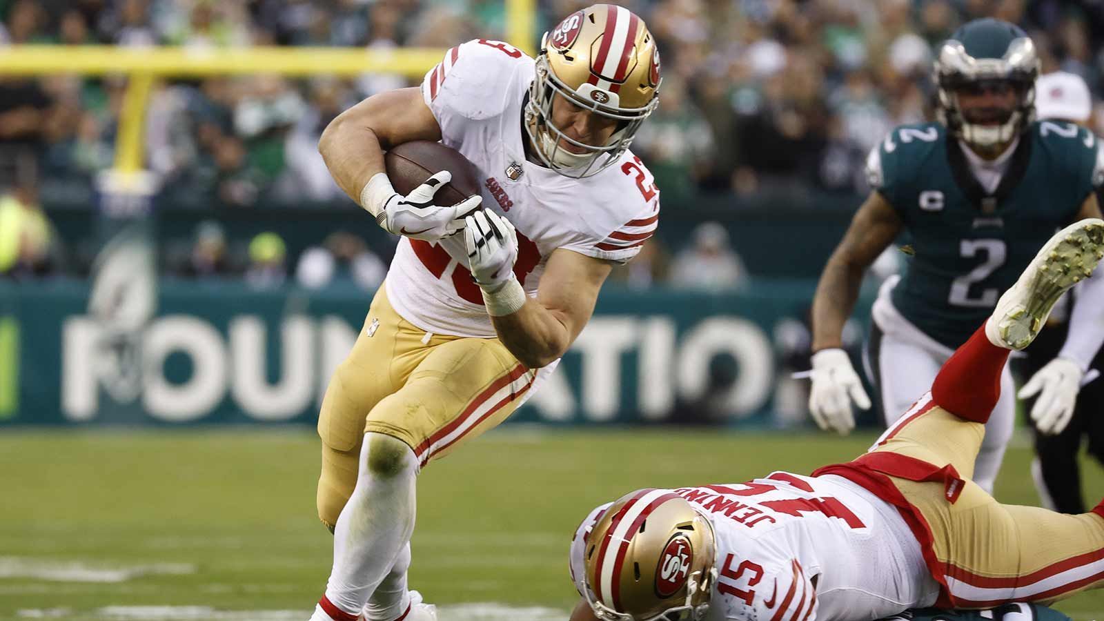 
                <strong>2. Platz: Christian McCaffrey, San Francisco 49ers</strong><br>
                &#x2022; Rating: 96 OVR<br>
              