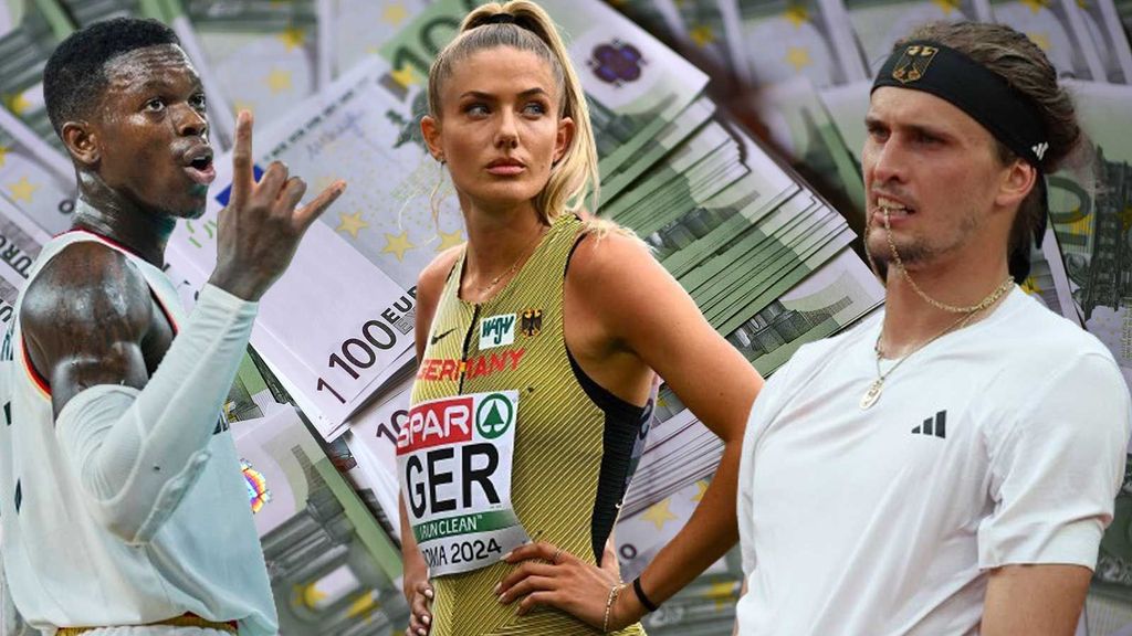 Olympia 2024 Zverev, Schröder, Schmidt So viel verdienen die