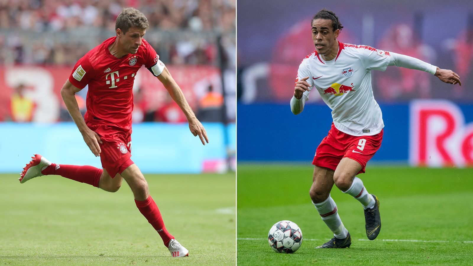 
                <strong>Thomas Müller vs. Yussuf Poulsen</strong><br>
                Negativwert auf hohem Niveau: Mit 18 Torbeteiligungen kam Thomas Müller in der abgelaufenen Bundesligasaison auf seinen persönlich schwächsten Scorer-Wert der letzten zehn Jahre. Dabei sind zwölf Assists natürlich alles andere als schwach. Trotzdem: Müller war auch unter Kovac nicht der Müller aus besten Tagen. Ganz anders Yussuf Poulsen: Der hat endlich seine Ineffizienz vor dem Tor der vergangenen Jahre abgelegt: 15 Ligatore gelangen ihm in einer Saison noch nie, nicht einmal in Dänemark oder der 3. Liga. Außerdem ist er der Herrscher der Lüfte in der Bundesliga: Da gewann in dieser Saison nur Sebastien Haller mehr Kopfballduelle als der 1,90 Meter große Poulsen. Vielleicht ein Schlüssel gegen die Bayern. Daher: Punkt Leipzig! 4:4
              