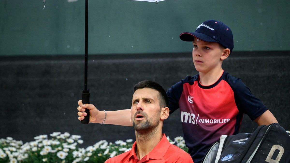 Djokovic beim Turnier in Genf