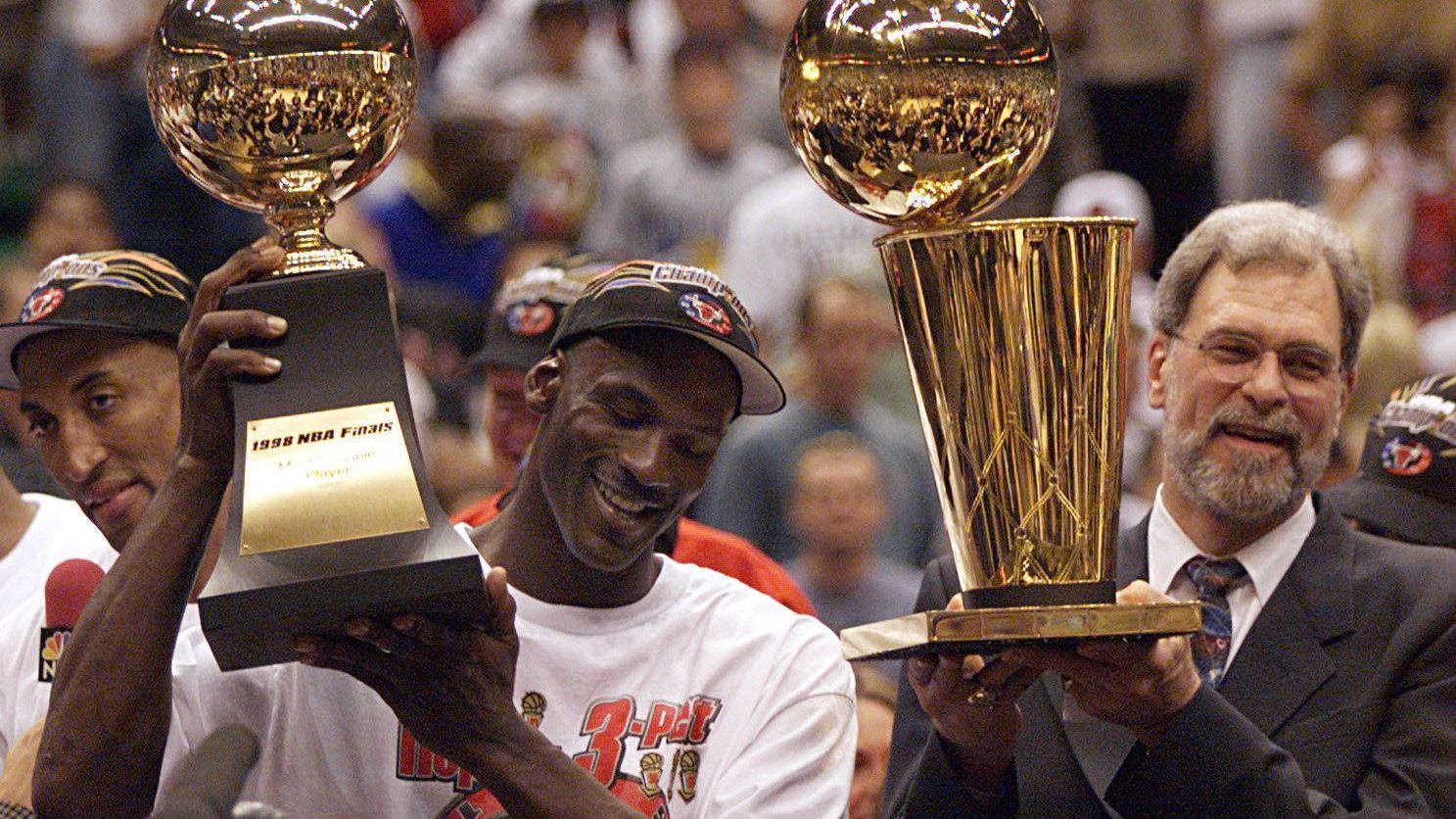 <strong>Finals MVP: Michael Jordan - 6</strong><br>Jahre und Team: 1991, 1992, 1993, 1996, 1997, 1998 (Chicago Bulls)